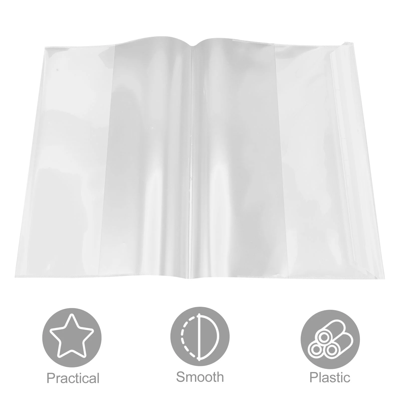 20 Pcs Textbook Wrapping Film Covers for Soft Books Protective Case Protection Clear Sleeve Textbooks Student