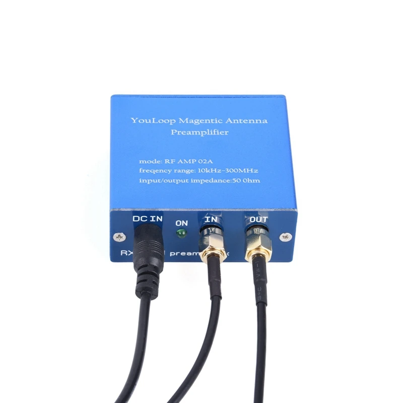 Magnetic Antenna Amplifier Portable 250MW Passive Loop Antenna SMA/BNC/3.5MM Audio Low Loss Broadband For HF And VHF