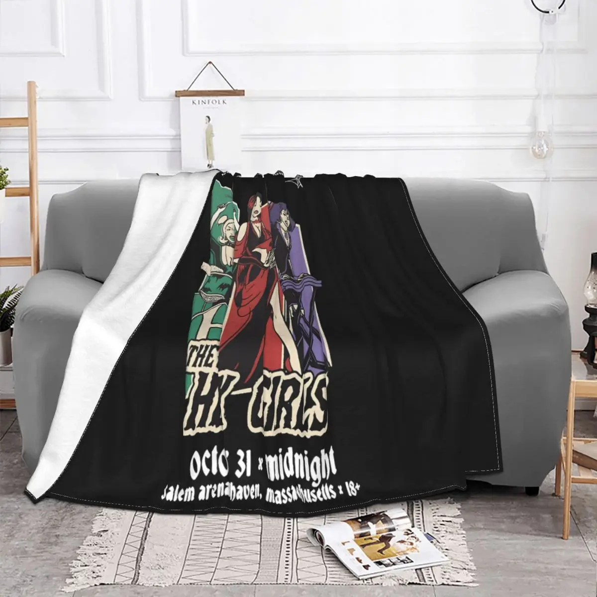 The Hex Girls Rock Band Music Tour 2023 3 Anime Bed Blanket Blankets & Throws Blankets And Blankets Throw Blanket