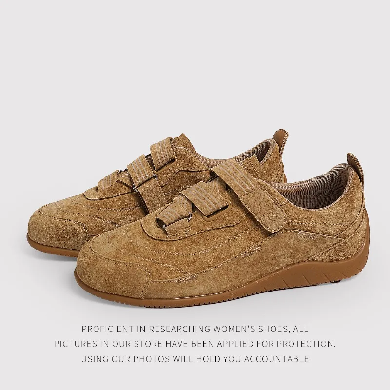 Dexun Shoes Women's Autumn New Casual Versatile Internet Celebrity Flat Comfortable Korean Version Single Sports Sneakers Flat