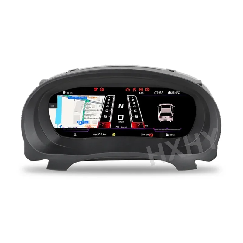 HXHY Latest Original Car LCD Digital Cluster Virtual Cockpit Speed meter Dash For VW Golf 6 GTI 6R 2010-2012 Instrument Panel