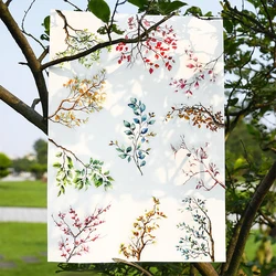 20 Sheets Branch and Leaf Growth Vintage Plant Material Collage PET Sticker Creative DIY Scrapbooking Label Journal Stationery