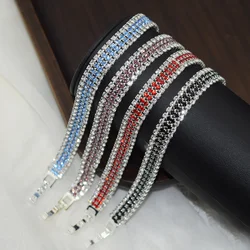 Multiple Styles New Luxury Fashion Crystal Shine Bracelet For Women Full Rhinestoe Bangles Lover Valentine's Day Jewelry Gifts