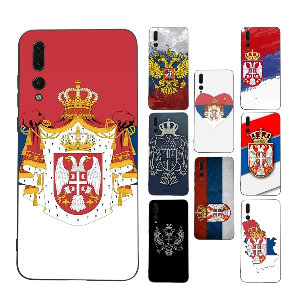 S-Serbia Flag Phone Case For Huawei P 8 9 10 20 30 40 50 Pro Lite Psmart Honor 10 Lite 70 Mate 20lite