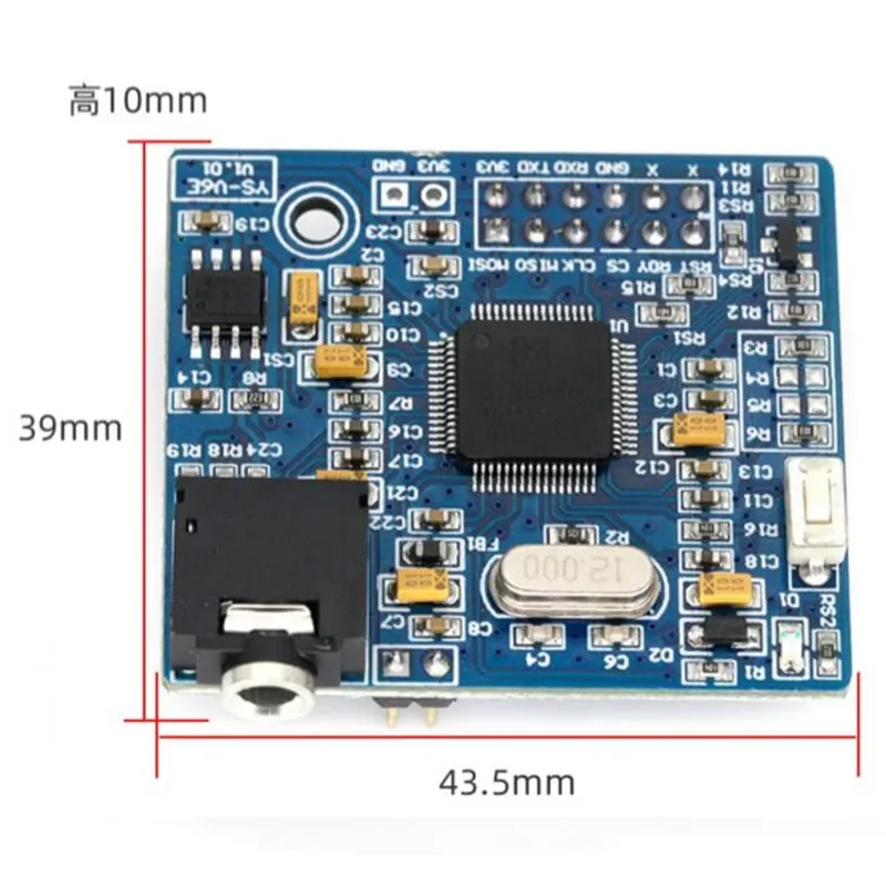 

V6Chinese Speech Synthesis Module Text to Voice Bank Bus Playback SYN6658Real PersonTTSPronunciation