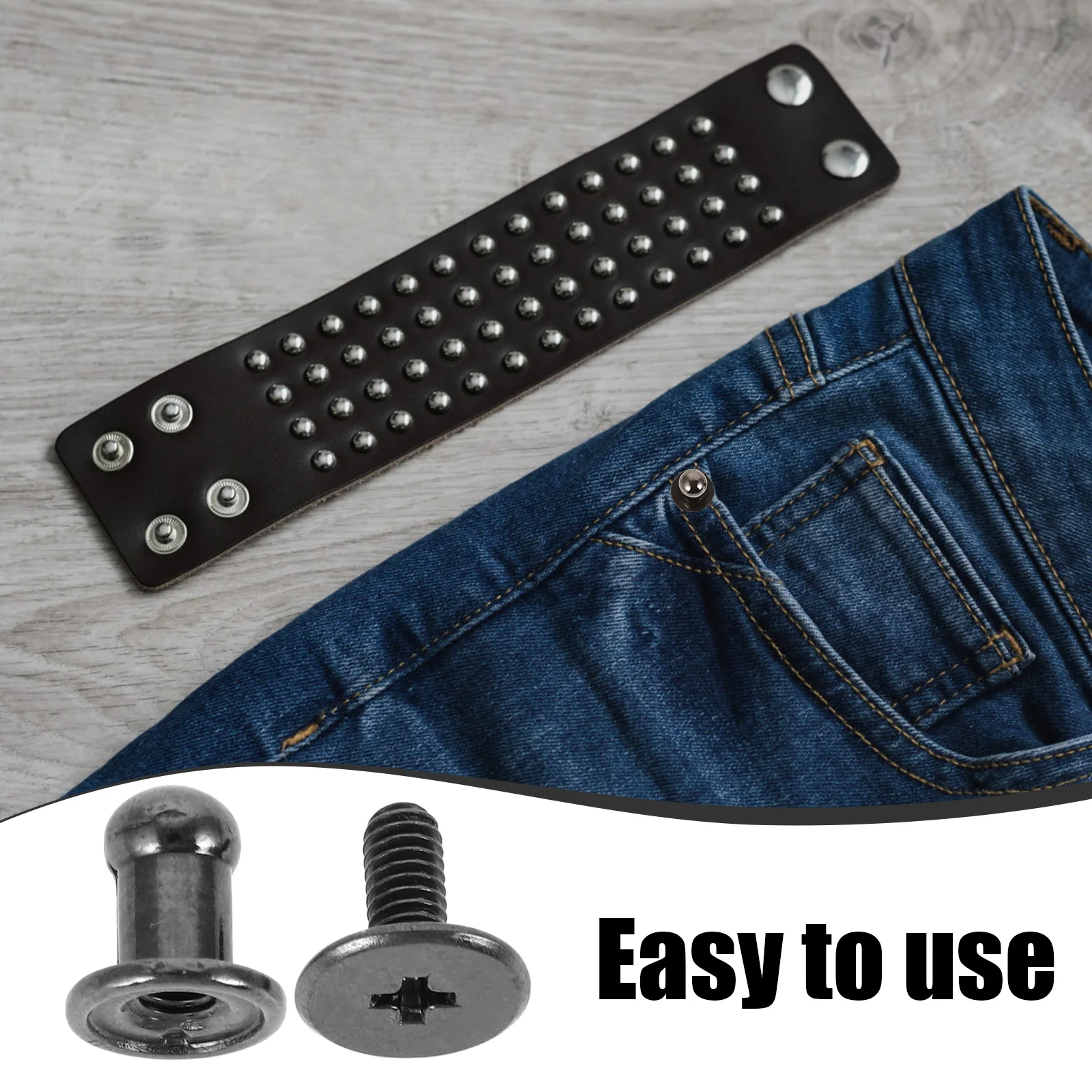 

20pcs Alloy Rivet Screws Metal Punk Studs for Clothing DIY Bags Shoes Jackets Accessories Fashion Decorative Hardware
