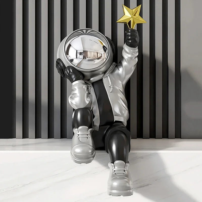 

Домашний декор, скульптуры и фигурки, аксессуары, украшения, сбор звезд, космонавт, украшения для ТВ-шкафа, статуя из смолы для гостиной
