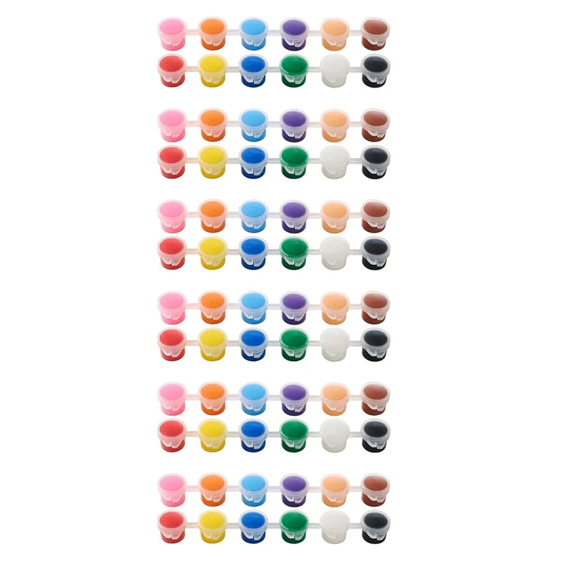 Мини-набор акриловых красок, 10 предметов, детская краска, набор для рисования детей 12 цветов, полоски акриловых красок для детей и взрослых