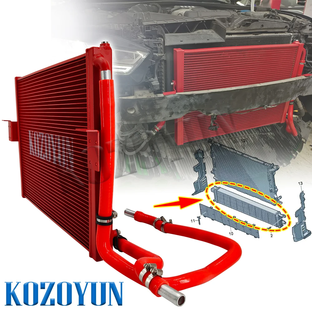 Intercooler Intercooler para EA837 EA824 Audi A6 S6 A7 S7 Quattro C7 3.0T 4.0T