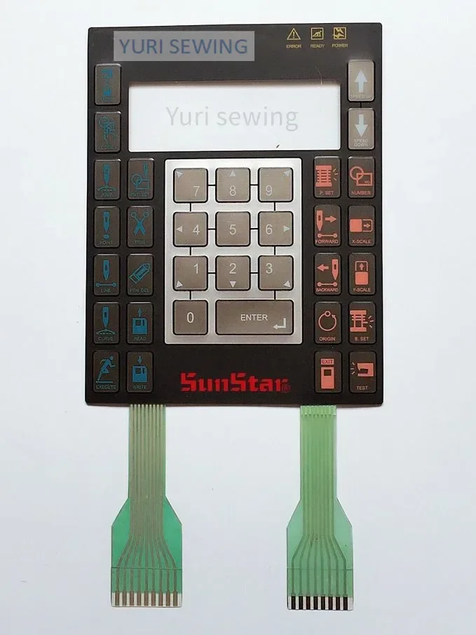 Sunstar SPS-A1306-1507-1310 operation unit keypad control panel board membrane switch paper industrial sewing machine parts
