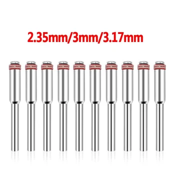 8 sztuk akcesoria Dremel 3mm miniaturowe mocowanie dźwignia łącząca koło polerskie trzpień uchwyt na koło tnące do narzędzia obrotowego