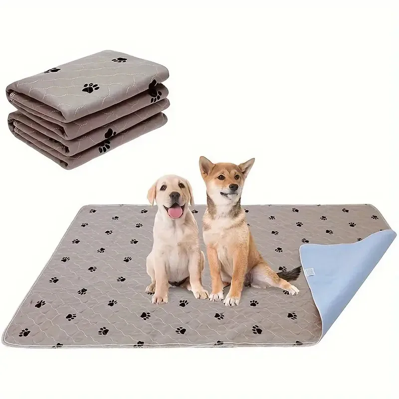 Dog Urine Pads Washable Reusable Anti Slip Pet Pee Pad Puppy Training Pad Pet Bed Urine Mat for Car Seat Cover Pet Supplies