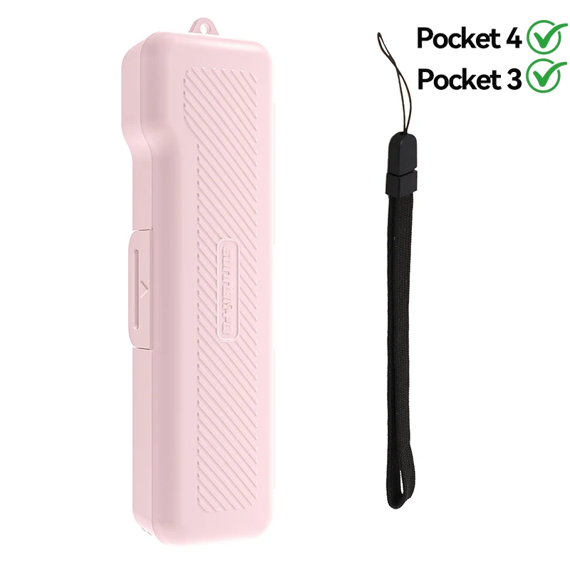Für DJI Pocket 4 3 Aufbewahrungsbox Sturzsichere Klappabdeckung Wasserfeste Kamerahülle mit Trageband für Outdoor-Aufnahmen Vlog-Zubehör