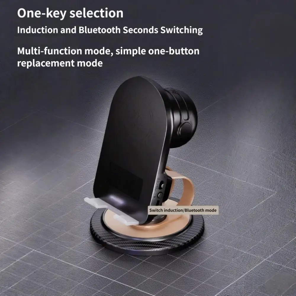 Induction Speaker Cell Phone Holder Multi-functional Wireless Induction Audio Phone Holder for iPhone Android Inductio Playback