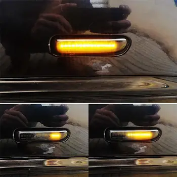 Luce di posizione anteriore laterale a LED ambra iJDM con lampeggio sequenziale per BMW E46 4D Serie 3 323ci 325ci 328ci 330ci Indicatore di direzione 99-01 10 best sales BMW E46 330ci - №1