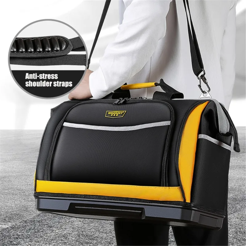 Professional Electrician Layer Capacity Suitcase Tools Multifunctional Storage Bag Waterproof Carpenter Repair Kit Oxford Cloth