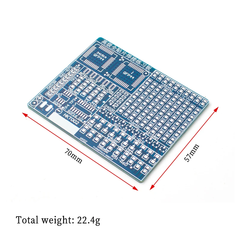 WAVGAT SMD Component Soldering Training Board with Resistor Diode Transistor for Electronic DIY  Welding Skill Improvement