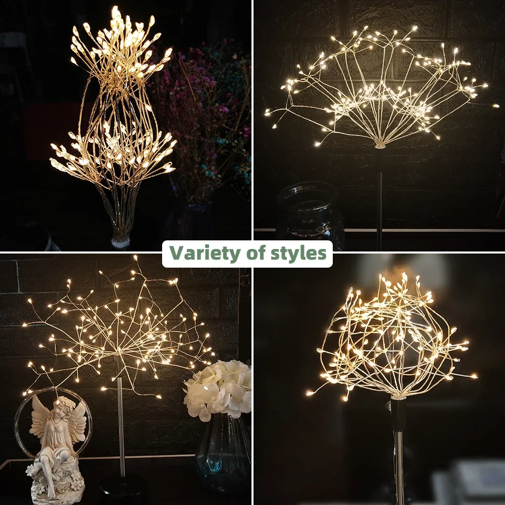 New Tree Night Light 120LEDs Remote Controls Fairy Table Lamp Modern Creative Night Light  Bedroom Wedding Party Christmas Decor