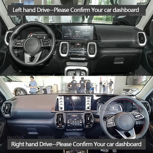 Imagen 2 del producto Para Kia Sonet QY 2020 2021 2022 2023 2024 2025 cubierta de tablero alfombrilla para tablero alfombrilla parasol cojín accesorios de visera de coche