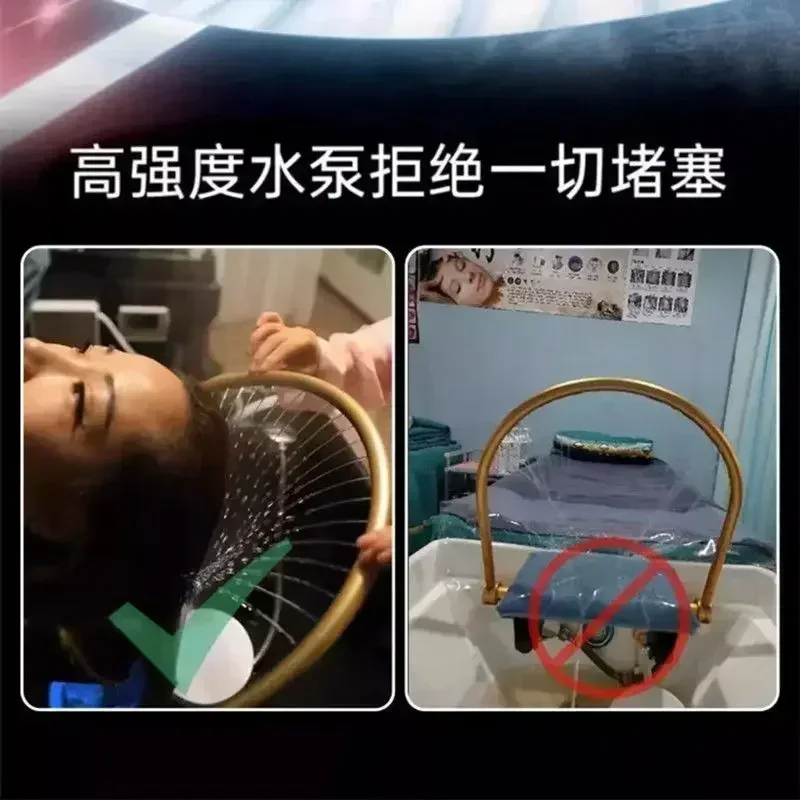 Shampoo Bed - Barber Shop Dedicated. With Constant Temperature Water Heater. For Beauty Salon, Health Massage and Fumigation.