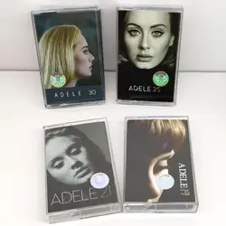 Pop Adele Adkins 30 Album Music Tape 4 Style Cassettes Cosplay Soundtracks Box Recorder Car Walkman Tape Party Music Collection