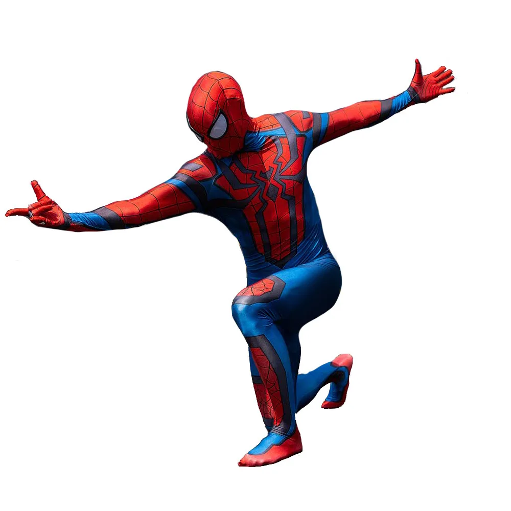 Disfraz de Anime de SpiderMan, traje de superhéroe, Spandex, Zentai, para Halloween