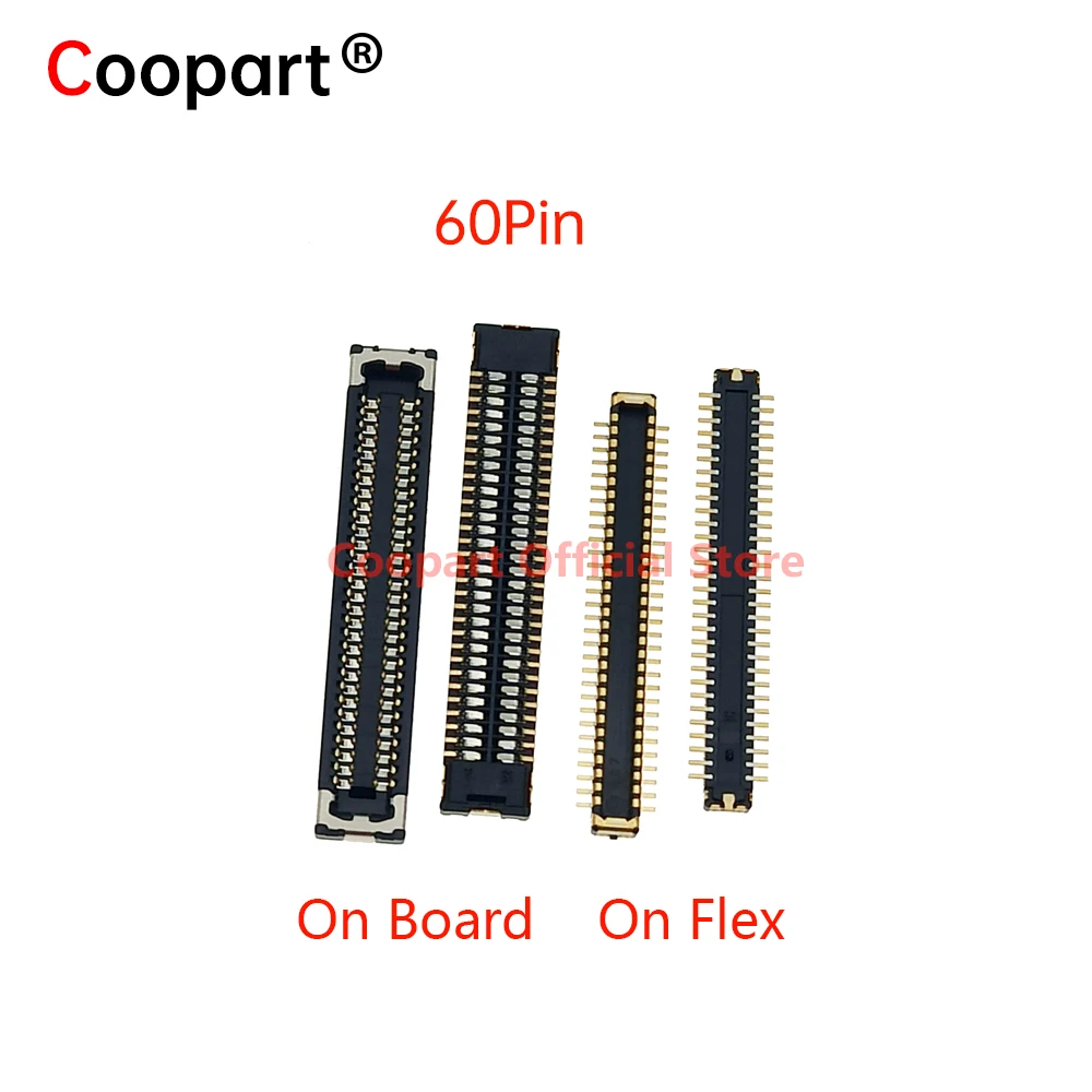 5Pcs For Xiaomi 9A 9C Redmi Note 9 4G Poco M3 LCD Display Screen Flex FPC Connector Plug Jack On Board Motherboard Parts 60Pins