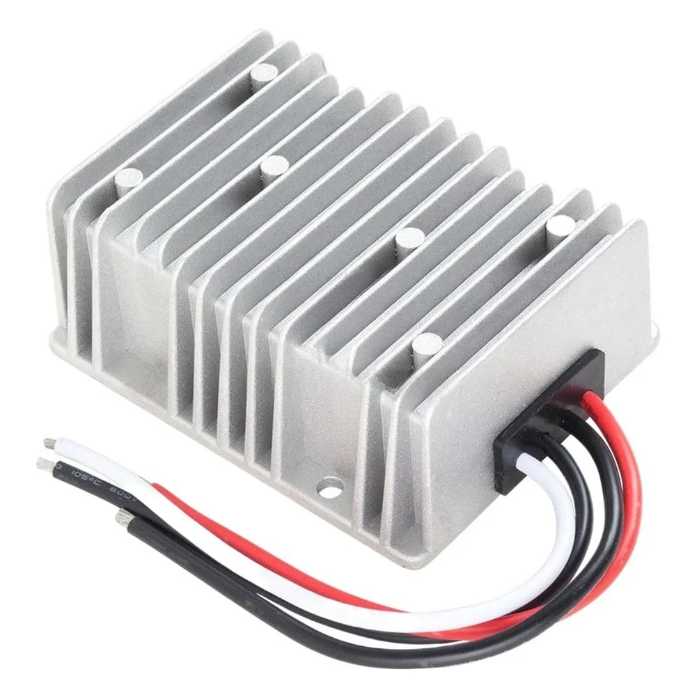 High Efficiency 98.2 Pct 9V-40V to 24V 15A DC-DC Converter Step Up Step Down Regulator IP67 Dustproof Waterproof