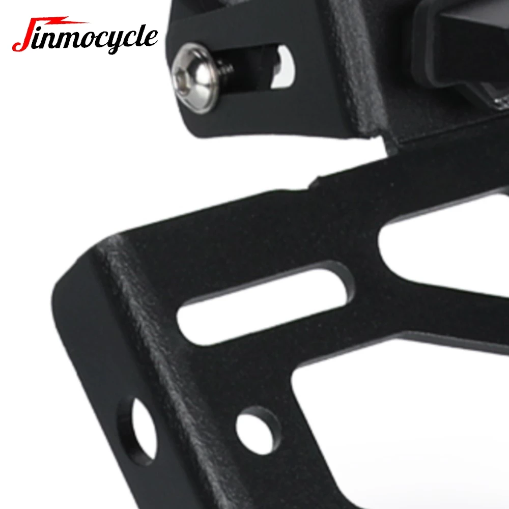 

For Kawasaki KLR650 1987-2018 KLR 650-E KLE 500 KLE 650 Adjustable License Plate Holder Bracket Tail Tidy Fender Eliminator Kit