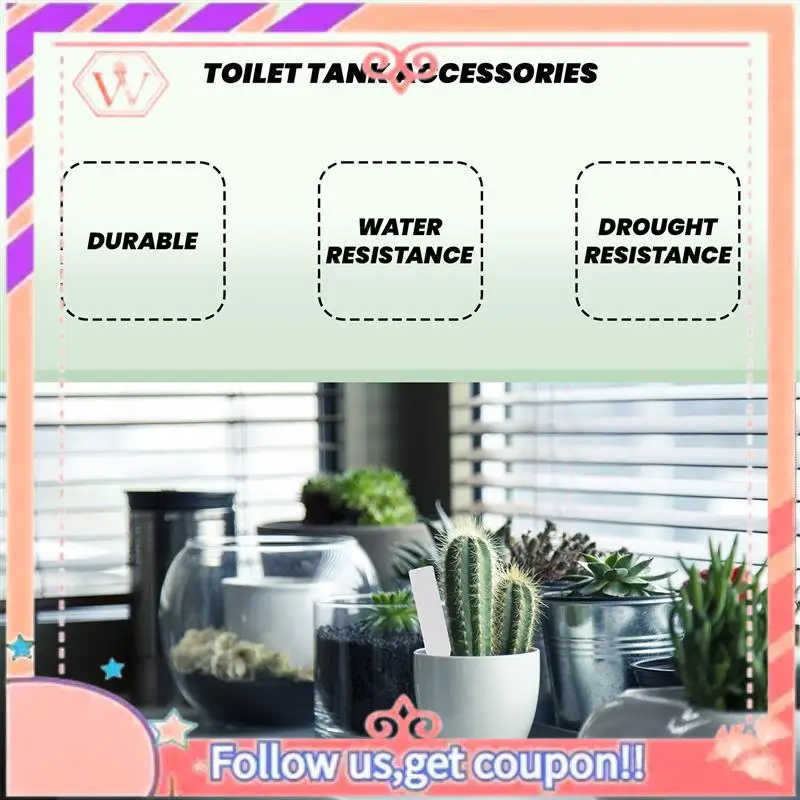 Upgraded 100 Pcs Reusable Pvc Plant Tag Label Tree Fruit Seedling Garden Flowerpot Plastic Label Sign Sorting Tool