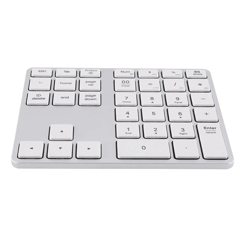 Bluetooth 5.0 Wireless Numeric Keypad 35 Keys Digital Keyboard For Windows Android PC Tablet Laptop