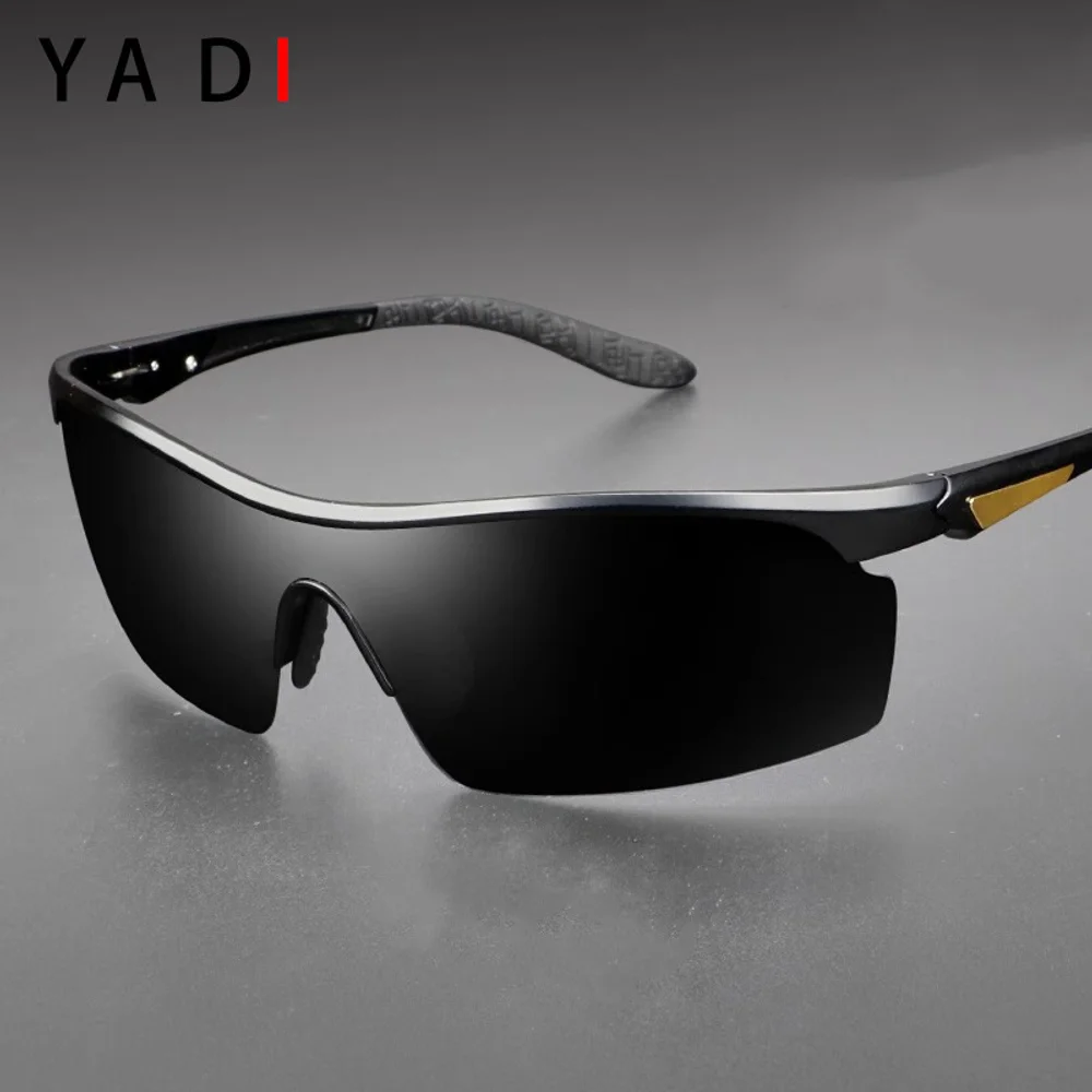 

Aluminum magnesium polarized sunglasses integrated with wind goggles, personalized sunglasses for outdoor cycling and fishing
