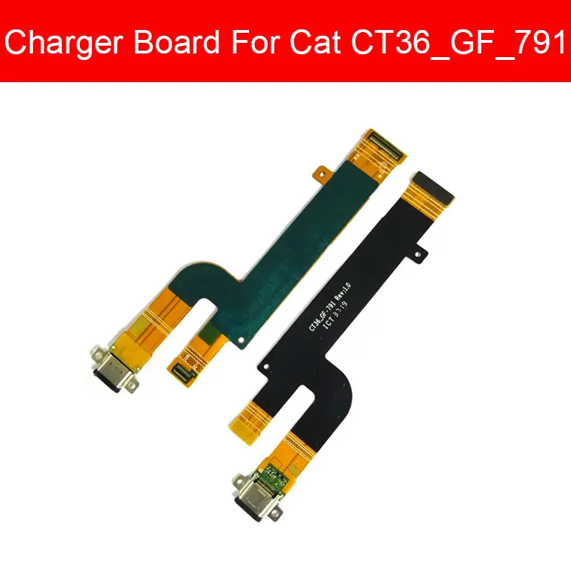 

USB-порт для зарядного устройства, гибкий кабель для Cat S52 CT36_GF_791, синхронизация данных, зарядная док-станция, разъем, гибкая лента, запасные части