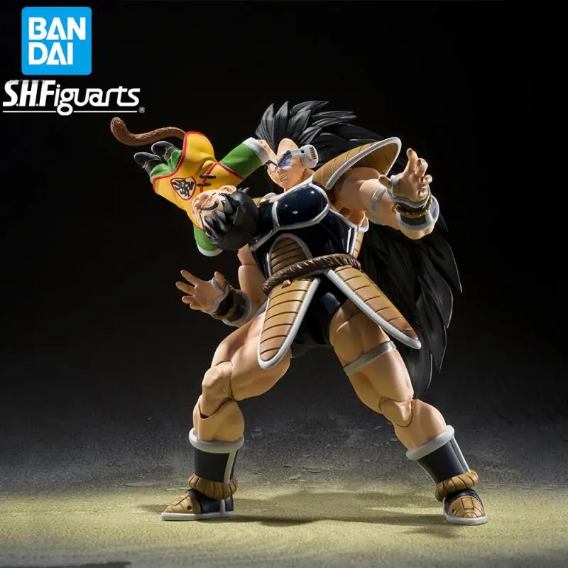 In Stock Original Bandai SHFiguarts Exclusive Edition Dragon Ball Z Raditz & Son Gohan Figure Anime Genuine Action Model Toy