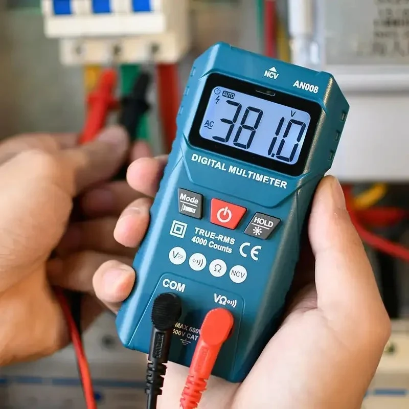 Mini Digital Multimeter AC Voltage 600V Smart Multimetro Auto Range Meter NCV Ohm Test Profesional Electrician Tester