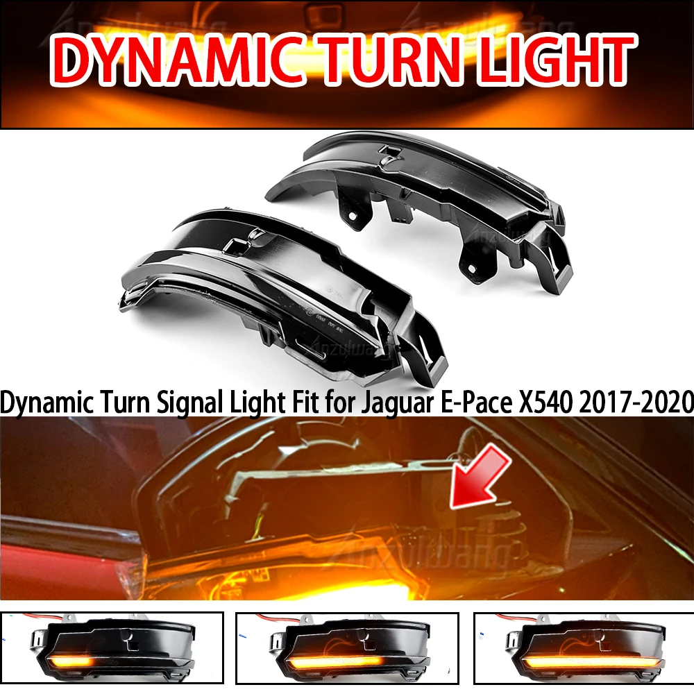 Side Mirror Blinker For Land Rover Discovery Sport Range Rover Evoque Velar For Jaguar F-Pace E-Pace Dynamic Turn Signal Light
