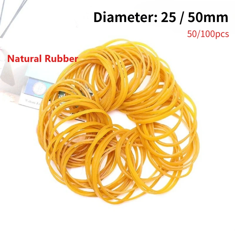 Rubber Bands Fasteners Elastic Band Used for Office School Stationery Supplies Stretchable Sturdy Natural Rubber Elastics Bands