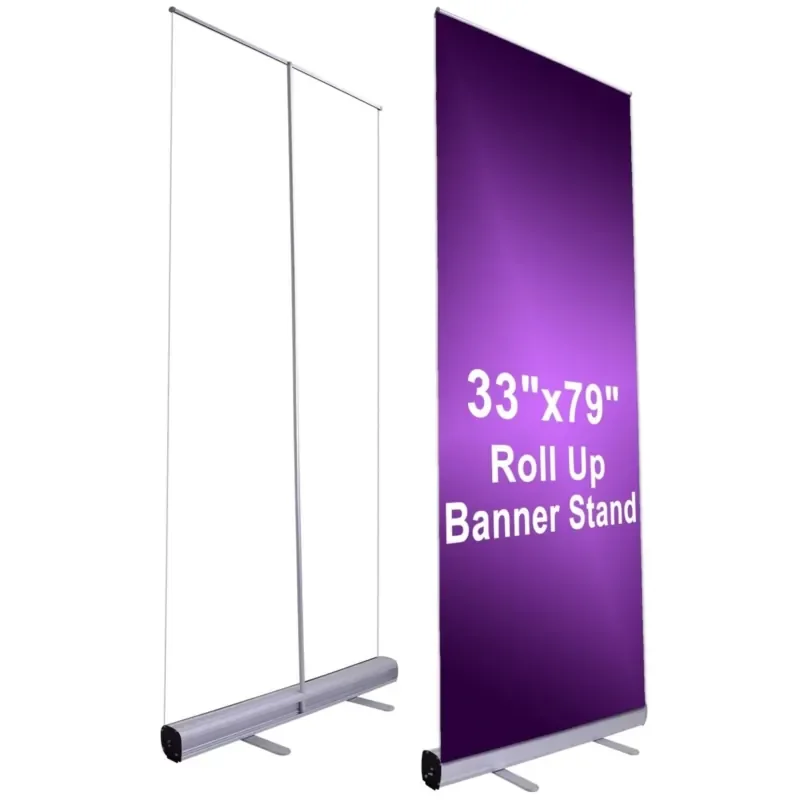 Pull-up Rack Portable Advertising Display Rack Booth Promotions Trade Show Roller Shutter Rack