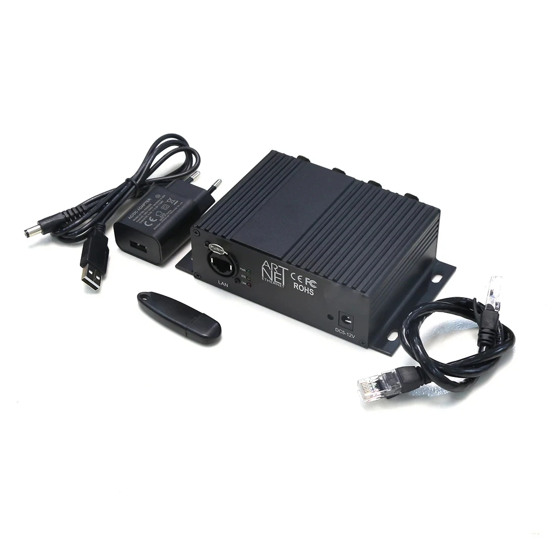 Artnet-DMX Controller 4 Four-Way Bi-Directional Converter X Bridge DMX512 Software for MA3 PC Sun Suite3 DVC5 Titan11