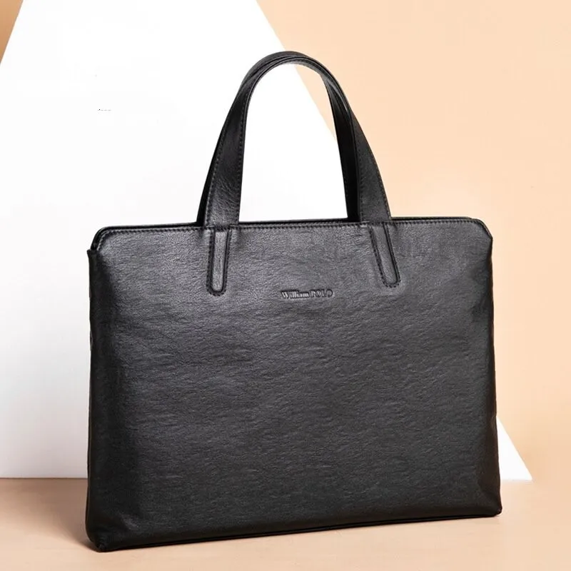 حقيبة يد رجالية أصلية من جلد البقر ذات علامة تجارية فاخرة حقيبة يد بطبقة علوية من جلد البقر للكمبيوتر المحمول بكتف واحد حقائب كروس جلدية للرجال #1