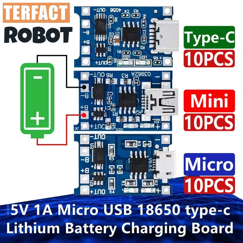 10PCS Micro Type-C …