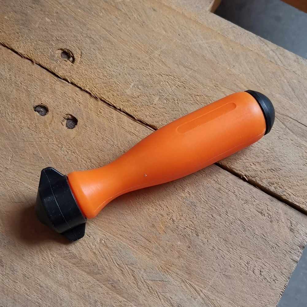 Steel File Handle with Integrated Plastic Grip for Enhanced User Comfort in Workshop and DIY Scenarios Fits Standard Files