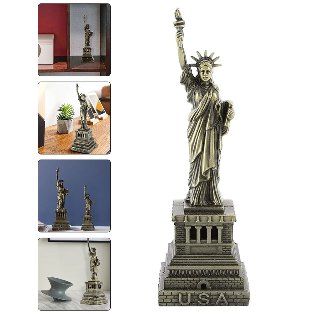 

Replica Liberty Goddess Statue of Office Decor Desktop Decoration Crafts Vintage Figurine