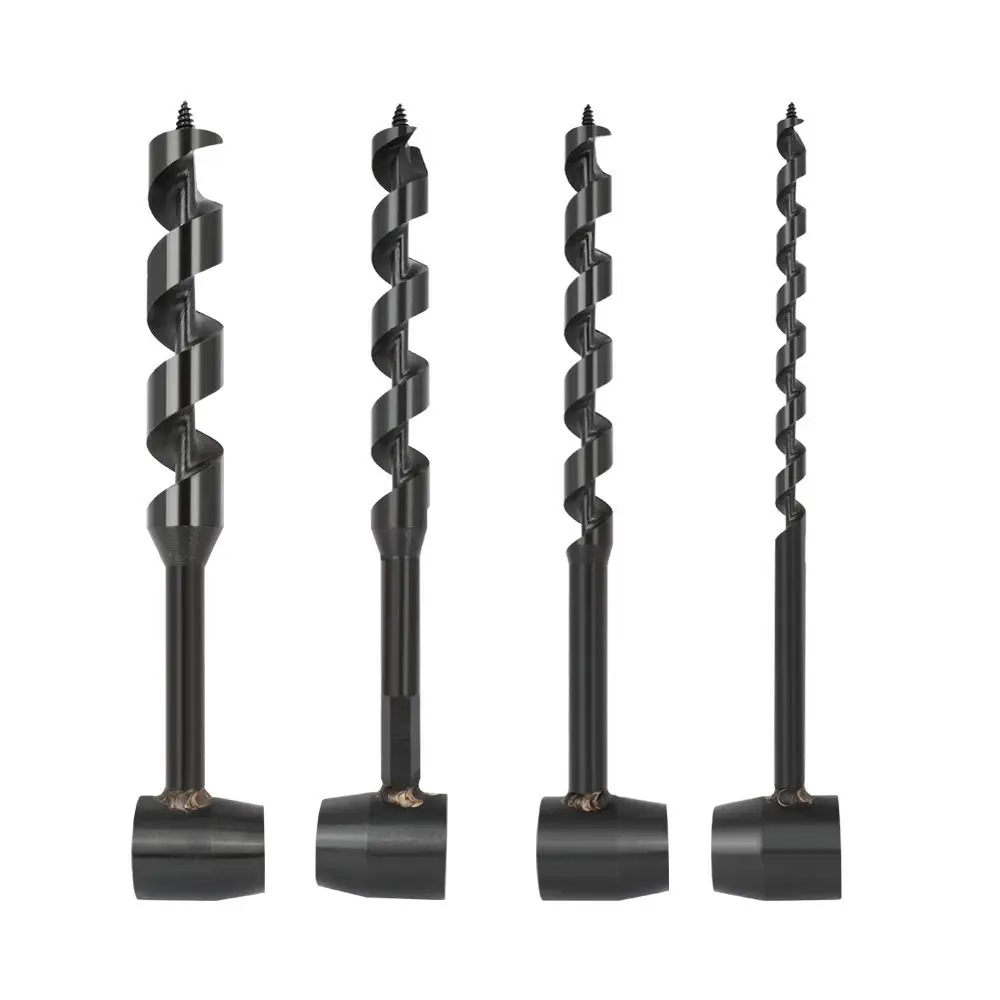 Wild Survival Hand Drill Portable Carbon Steel Manual Auger Drill Manual Wood Punch Tool