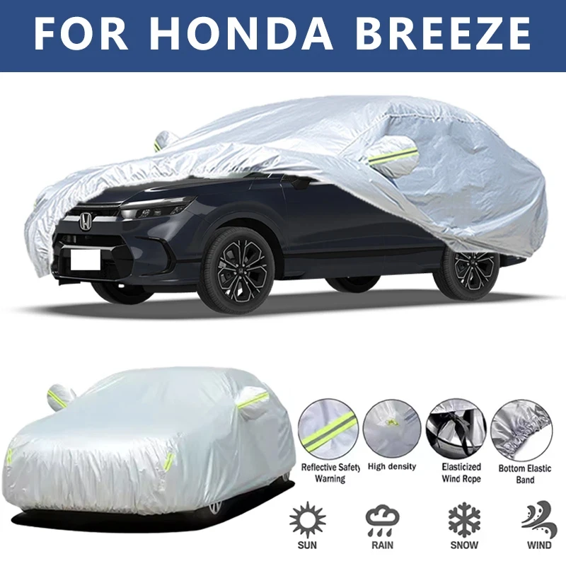 

For HONDA BREEZE Car Cover Outdoor Protection Covers Snow Sunshade Waterproof Dustproof Exterior UV Car Accessories