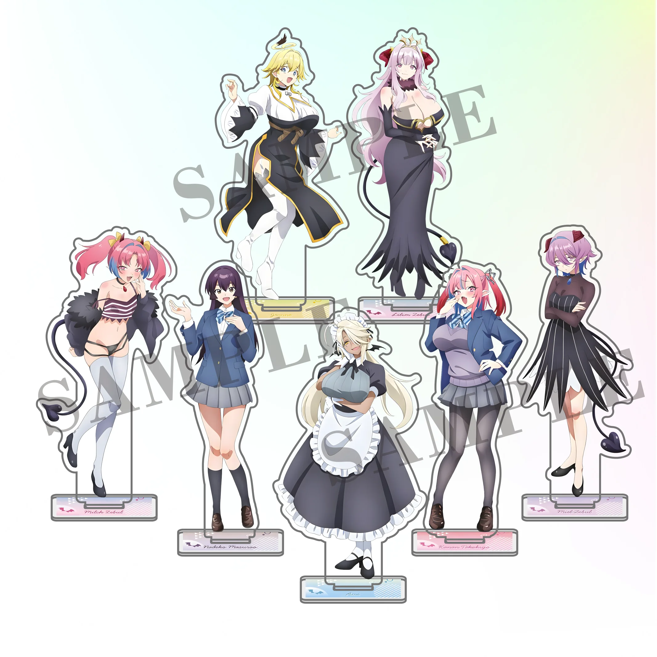 

Canaan-sama Is Easy As Hell!15cm High Transparency Double-Sided Printed Acrylic Stand Desktop ornaments Gifts keychain