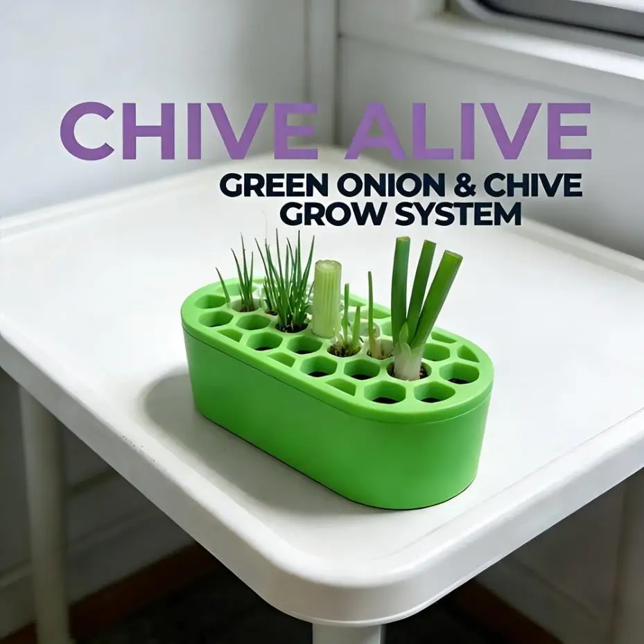 1 Pcs Green Onion Regrow Kit Easy Home Gardening For Balcony Windowsill Fast Regrowth Continuous Harvest