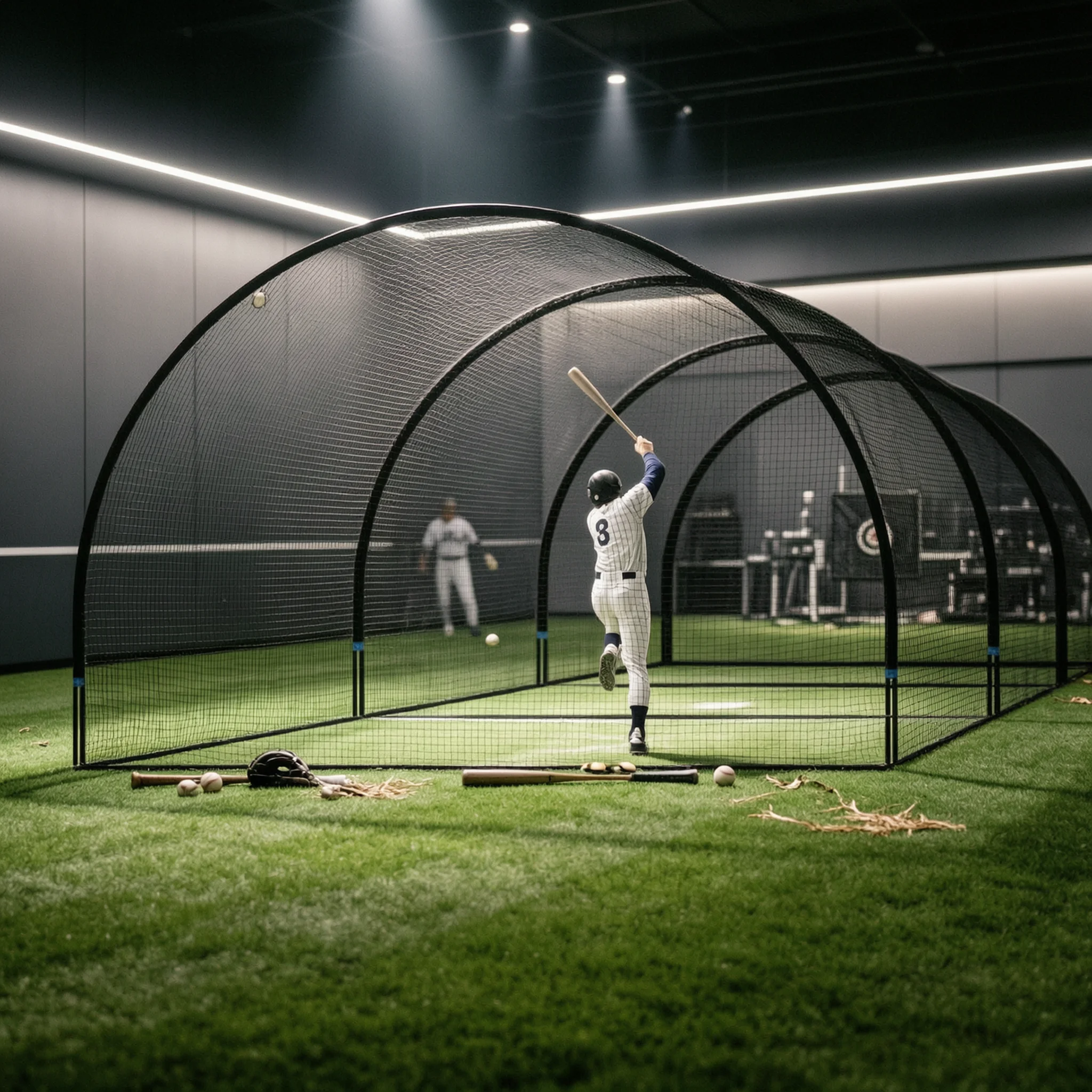 cage-de-frappe-de-baseball-portable-avec-cadre-arque-durable-pour-entraineurs-jardin-camp-d'entrainement