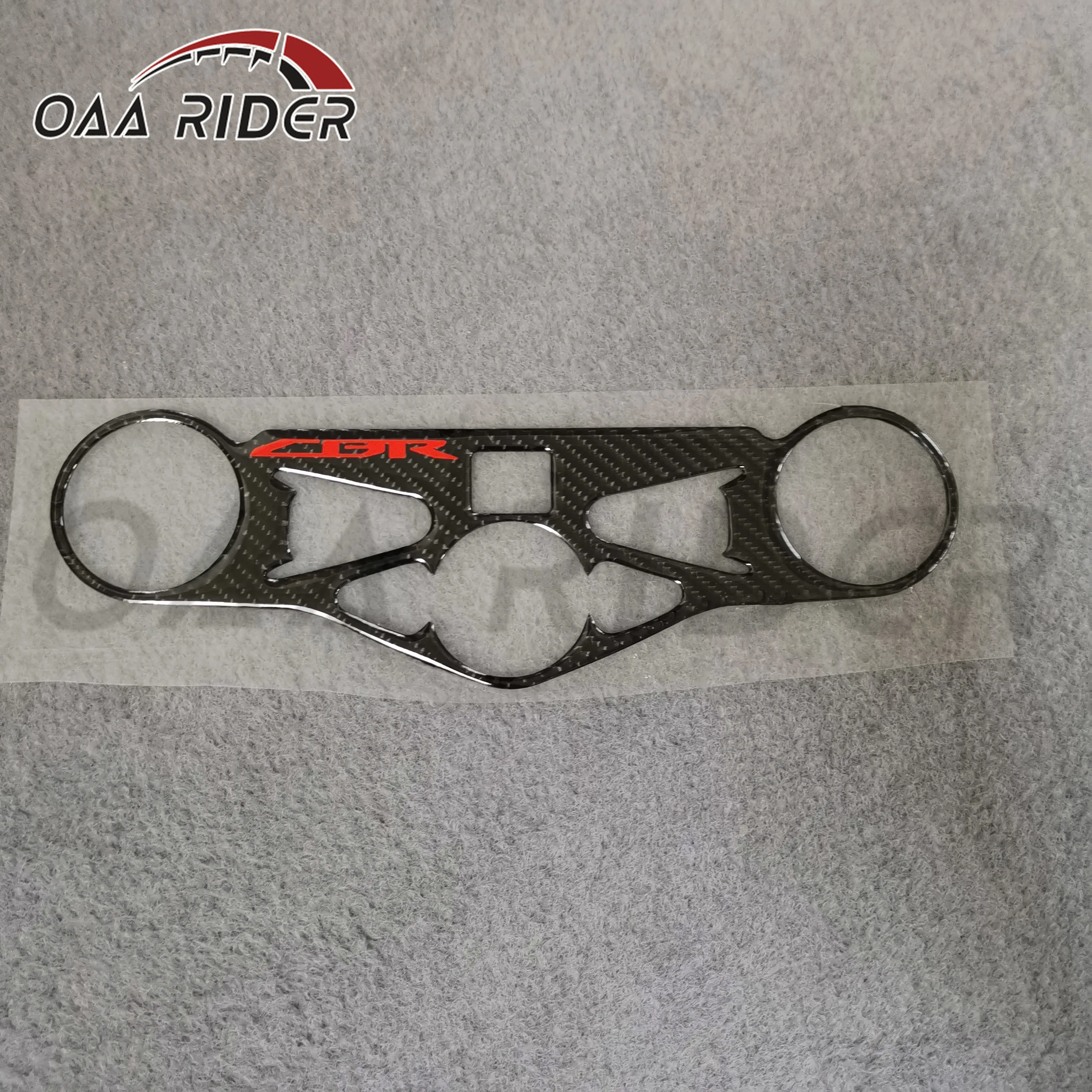 Carbon Fiber Triple Tree Top Clamp Upper Front End Yoke Aufkleber Für Honda CBR1000RR 2008 2009 2010 2011 2012 2013 2014 2015 2016