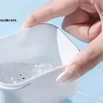 

Oral Cleaning False Teeth Denture Storage Box Retainer Case Portable Mouth Guard Box Teeth Aligner Double Layer Braces Box